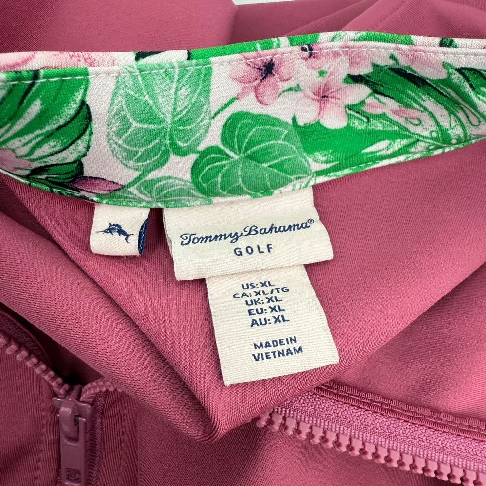 Tommy Bahama Dress Women XL Pink Golf Sleeveless Performance Stretch Pockets - Picture 5 of 9